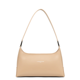Lancaster- Sac Rectangle- Suave Ace- Beige Foncé-Refente de cuir de vachette lisse