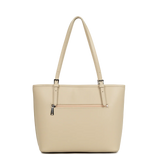 Lancaster Sac Cabas Épaule Beige – Cuir de Vachette Lisse -Smooth