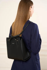 Lancaster – Sac à dos- Smooth- Noir-Cuir de vachette lisse