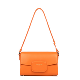 Lancaster – Sac trotteur- Paris PAD- Orange- Cuir de vachette lisse