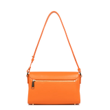 Lancaster – Sac trotteur- Paris PAD- Orange- Cuir de vachette lisse