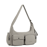 Lancaster – Sac besace- Basic Pocket- Galet foncé-nylon/polyamide