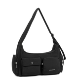 Lancaster – Sac besace- Basic Pocket -Noir-nylon/polyamide