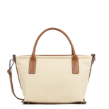 Lancaster – Mini sac cabas- Canvas KBA-Beige / Cognac