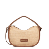 Lancaster – Petit sac besace- Mini Osier- Cognac-Osier