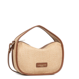 Lancaster – Petit sac besace- Mini Osier- Cognac-Osier