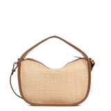 Lancaster – Petit sac besace- Mini Osier- Cognac-Osier
