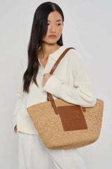 Lancaster – Sac cabas épaule- Le Panier- Cognac