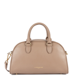 Lancaster – Sac à main Bowling- Donna Bow- Galet-Cuir de vachette lisse