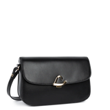 Lancaster-Sac trotteur- Paris Philos-Noir-Cuir de vachette lisse