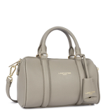 Lancaster – Sac polochon- Milano Ana- Mastic-cuir de vachette grainé
