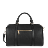 Lancaster – Grand Sac Polochon- Milano Ana- Noir- cuir de vachette grainé