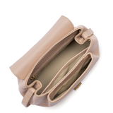 Lancaster – Petit sac trotteur- Milano Pia- Nude-Cuir de vachette grainé