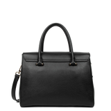 Lancaster – Sac à main- Milano Cosmos- Noir-Cuir de vachette grainé