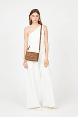 Lancaster – Sac trotteur- Milano Cosmos- Camel-Cuir de vachette grainé