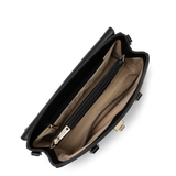 Lancaster – Sac à main- Milano Cosmos- Noir-Cuir de vachette grainé