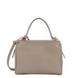 Lancaster – Petit Sac à Main- Mademoiselle Grace- Sable Foncé-Cuir de vachette pleine fleur