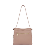 Lancaster- Sac Hobo- Lady Romy- Nude Fumé-Cuir de vachette pleine fleur