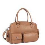 Lancaster Sac Bowling Soft Caramella Camel cuir de vachette pleine fleur