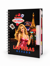 Agenda non daté Nicole Lee avec stylo collection Las Vegas