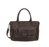 Sac porté main Laura Cuir Mocca M175-01-CHATAIGNE