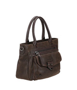 Sac porté main Laura Cuir Mocca M175-01-CHATAIGNE