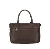 Sac porté main Laura Cuir Mocca M175-01-CHATAIGNE