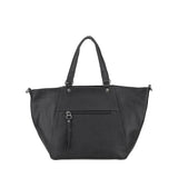 Petit Sac à Main Lidia Cuir Mocca M1796-01-NOIR