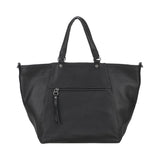 Grand Sac à Main Lidia Cuir Mocca M196-02-NOIR