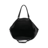 Grand Sac à Main Lidia Cuir Mocca M196-02-NOIR