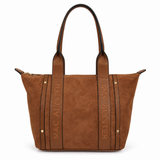 Mac Alyster- Sac cabas- ABRIELLE DAIM- Marron