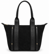 Mac Alyster- Sac cabas- ABRIELLE DAIM- Noir