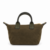 Mac Alyster- Petit sac porté main- Abrielle daim- Olive