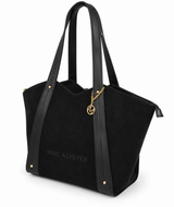 Mac Alyster- Sac cabas-Alys daim-Noir