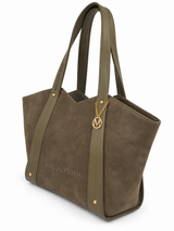 Mac Alyster- Sac cabas-Alys daim-Olive