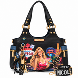 Nicole Lee-Sac épaule-Las Vegas-Bon voyage-Noir