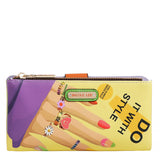 Portefeuille à deux volets Amanda 2 pièces Nicole Lee PRT7455 VERNIS À ONGLES