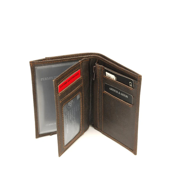 Portefeuille Diego cuir vachette - Arthur & Aston 1438-800