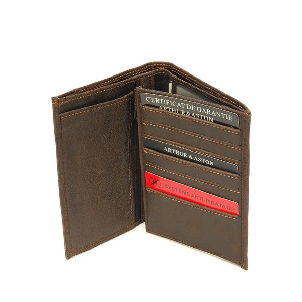 Portefeuille Diego cuir vachette - Arthur & Aston 1438-805