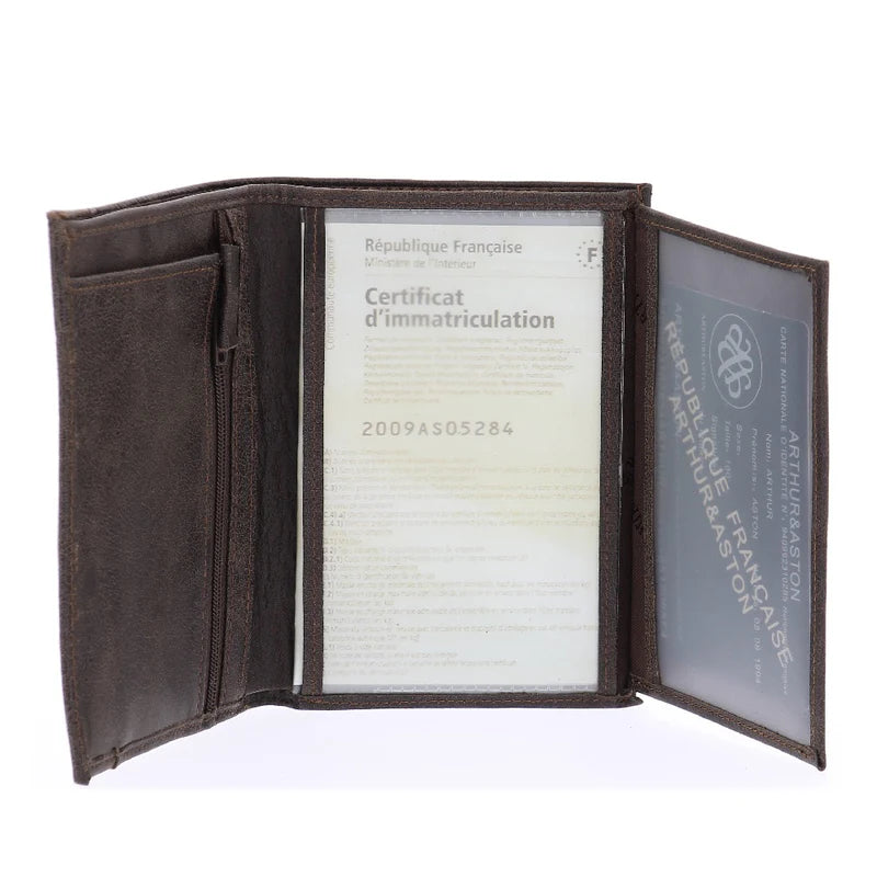 Portefeuille Diego cuir vachette - Arthur & Aston 1438-805