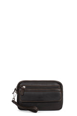 Hexagone- Pochette Dragonne- Félin - Marron