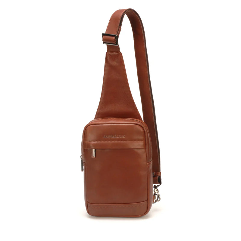 Arthur & Aston Body bag Pablo cuir vachette plongé