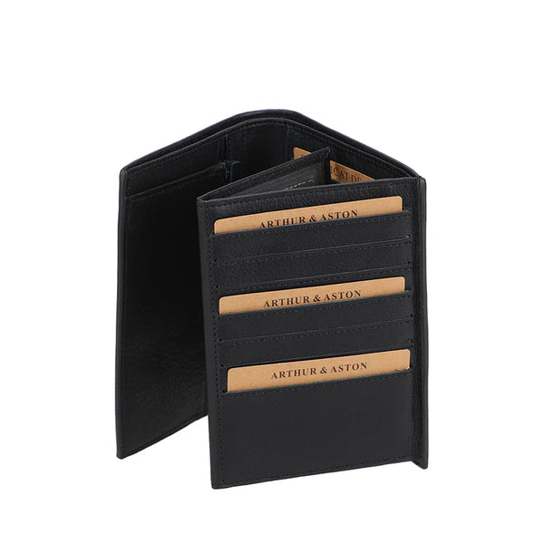 ARTHUR ET ASTON GRAND PORTEFEUILLE JOSE CUIR 2508-424 NOIR