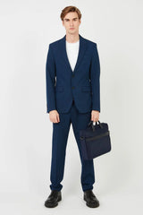 Lancaster- Porte-documents- Basic Sport Men's- Bleu foncé
