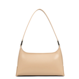 Lancaster- Sac Rectangle- Suave Ace- Beige Foncé-Refente de cuir de vachette lisse