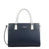 Lancaster – Sac à Main Beige Foncé – Cuir de Vachette Lisse-Smooth