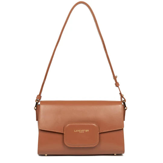 LANCASTER Sac trotteur cuir 480-054-CAMEL