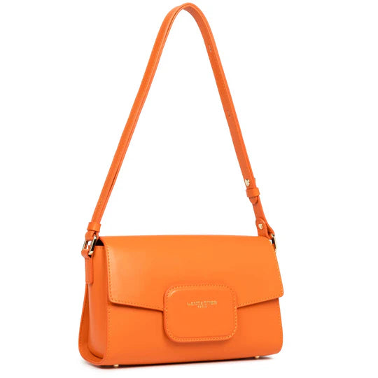 LANCASTER Sac trotteur cuir  480-054-ORANGE