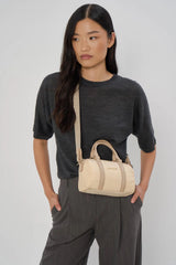 Lancaster – Petit sac polochon- Basic Ana- Beige