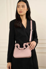 Lancaster – Petit sac besace- Basic Chouchou- Rose Fumé-nylon/polyamide
